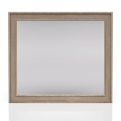 Sand Colored Cane Mirror
