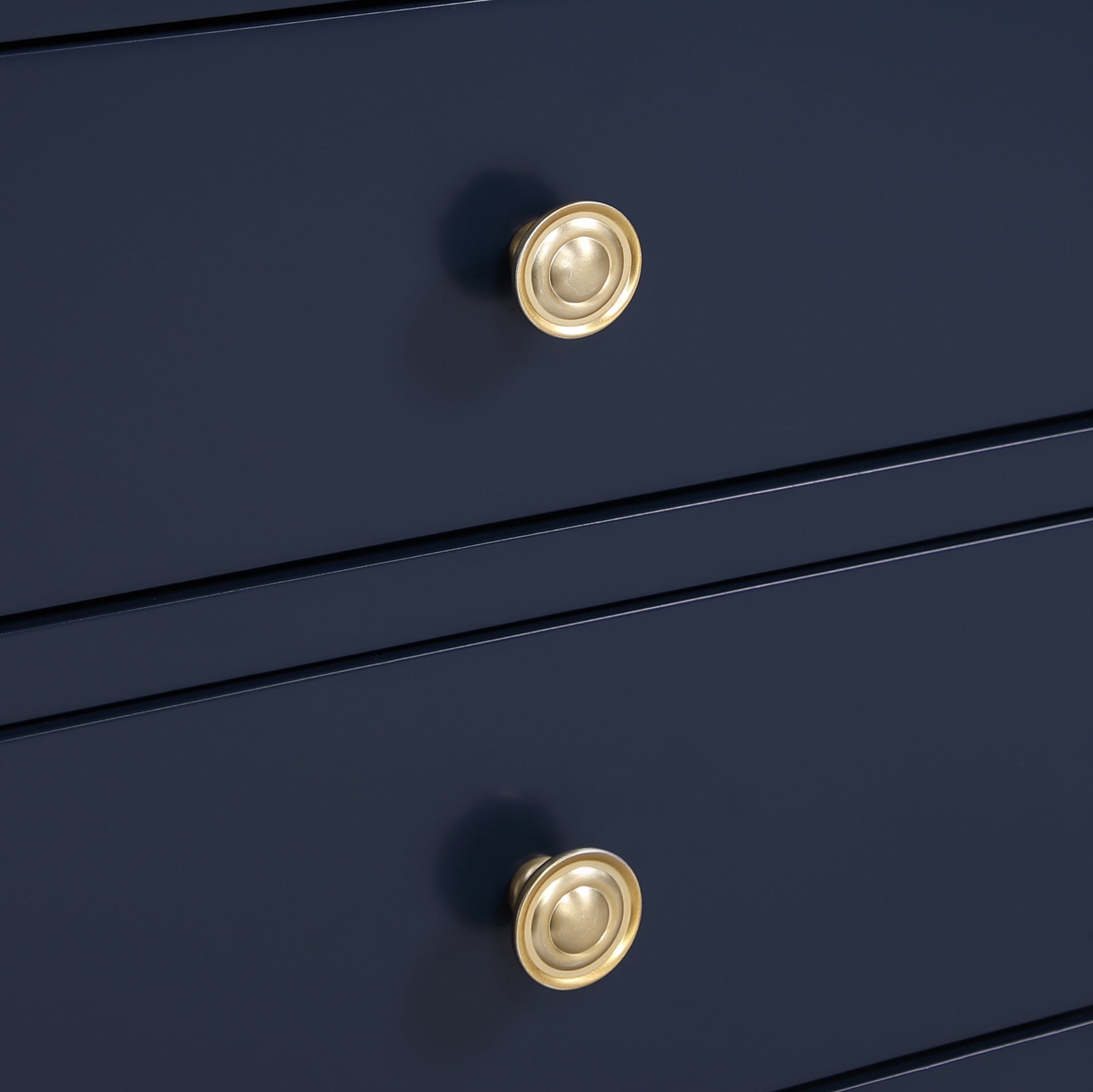 Winston 2-drawer storage Nightstand - Midnight Blue