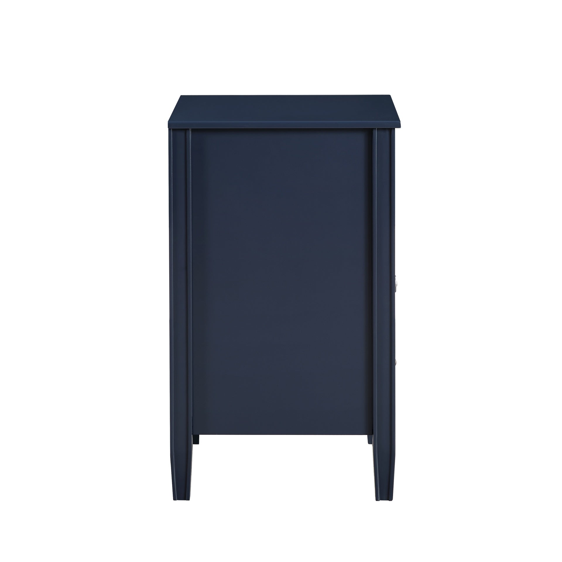Winston 2-drawer storage Nightstand - Midnight Blue