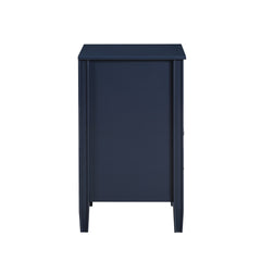 Winston 2-drawer storage Nightstand - Midnight Blue