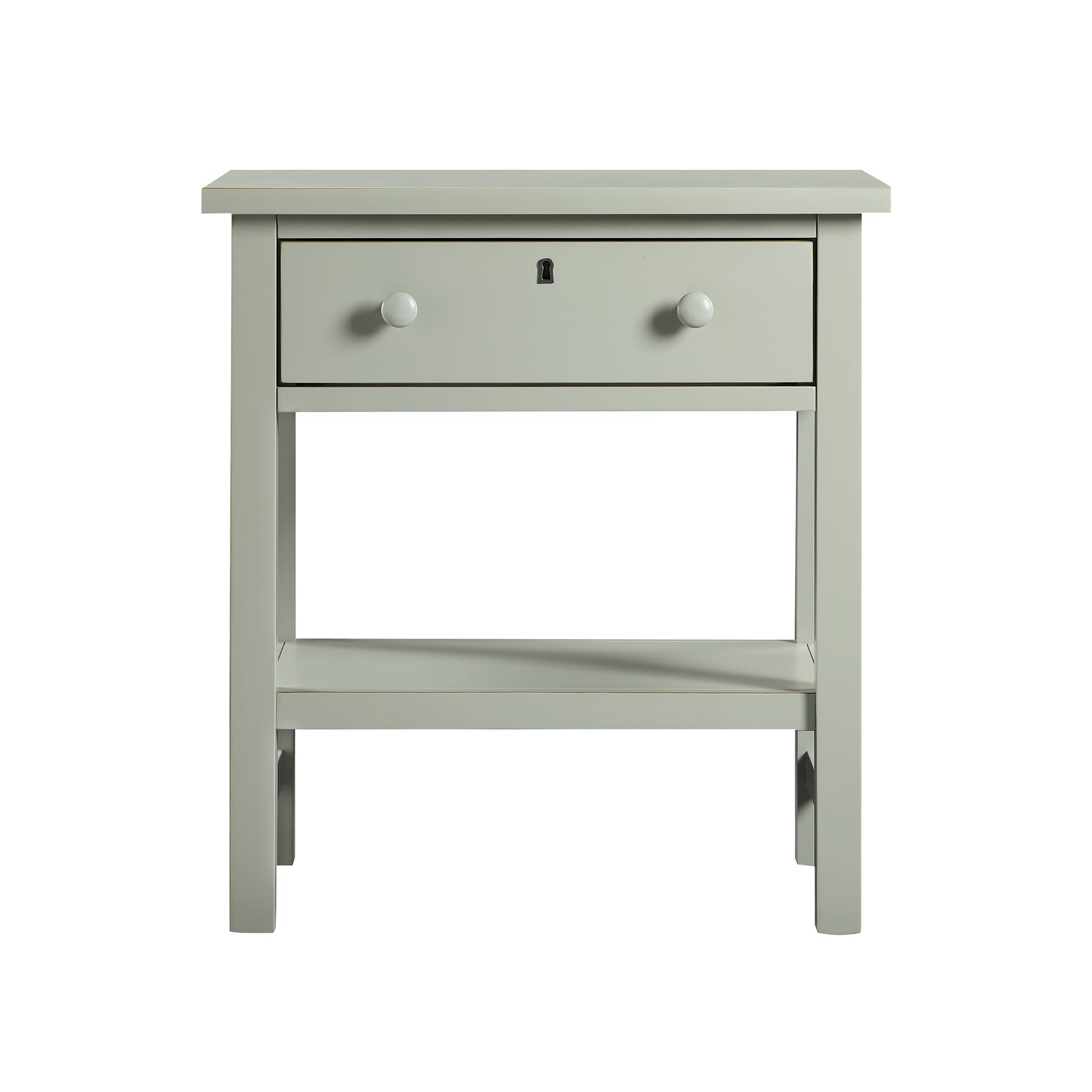 Finley 1-drawer Storage Nightstand - Antique Gray