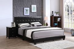 Stylish Contemporary Black Full Bed
