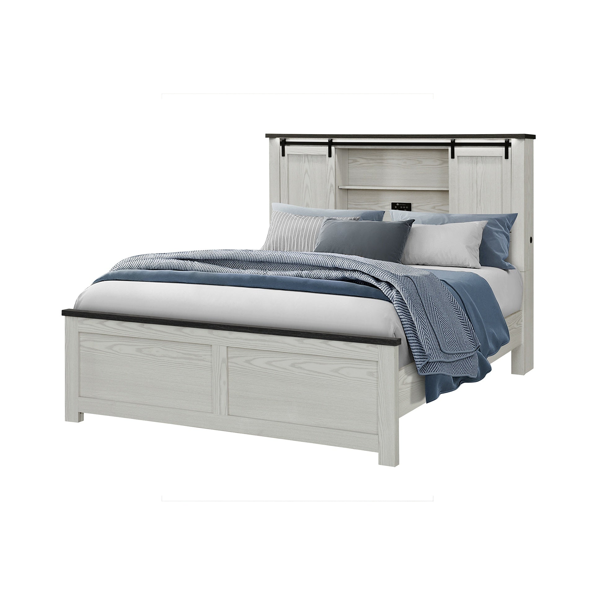 Avery Beige Queen Bed