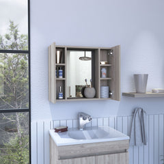 Ellegrini 1-Drawer Medicine Cabinet Light Grey