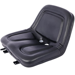 Deluxe Mower Tractor Seat Compatible with John Deere, Kubota, Allis-Chalmers, Bobcat, Case-IH, Ford New Holland, White, Oliver, Mpl, Moline, Massey Ferguson High Back ,with slide (Black)