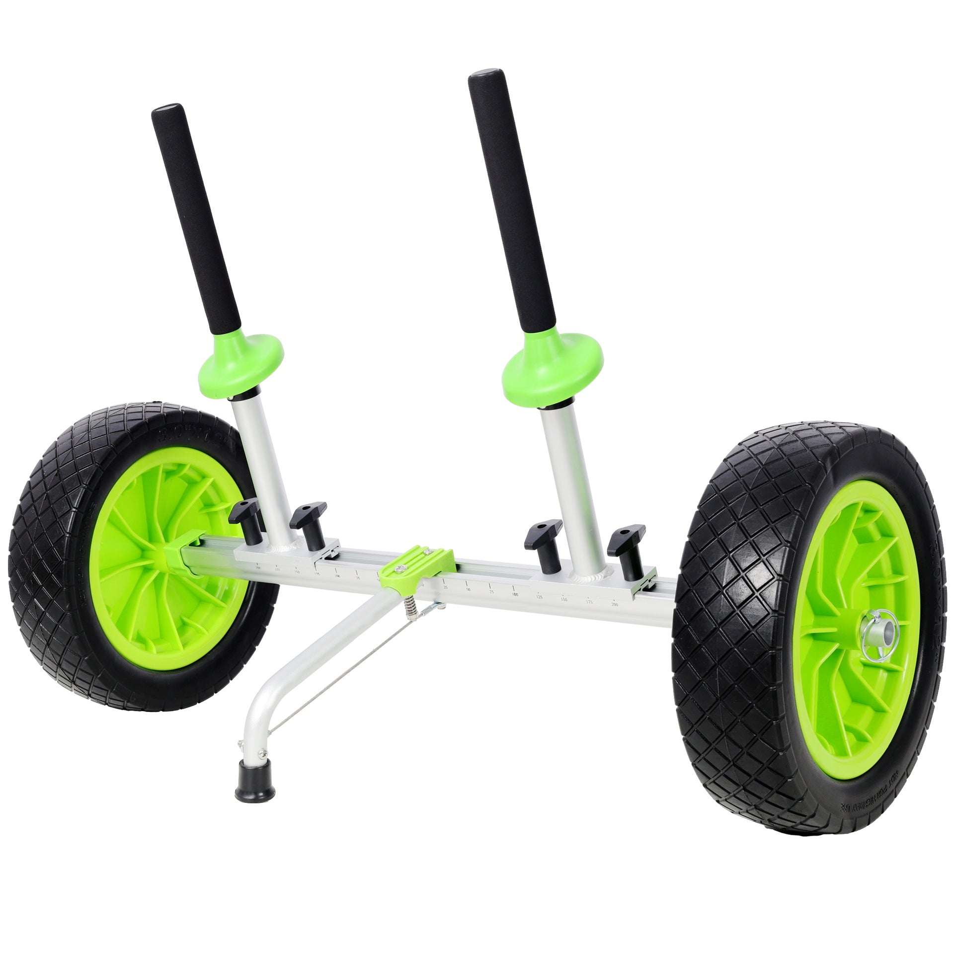 Sit On Top Kayak Cart, Heavy-Duty Plug-in Kayak Cart Dolly with 12 Inch Solid Wheels,Width Adjustable