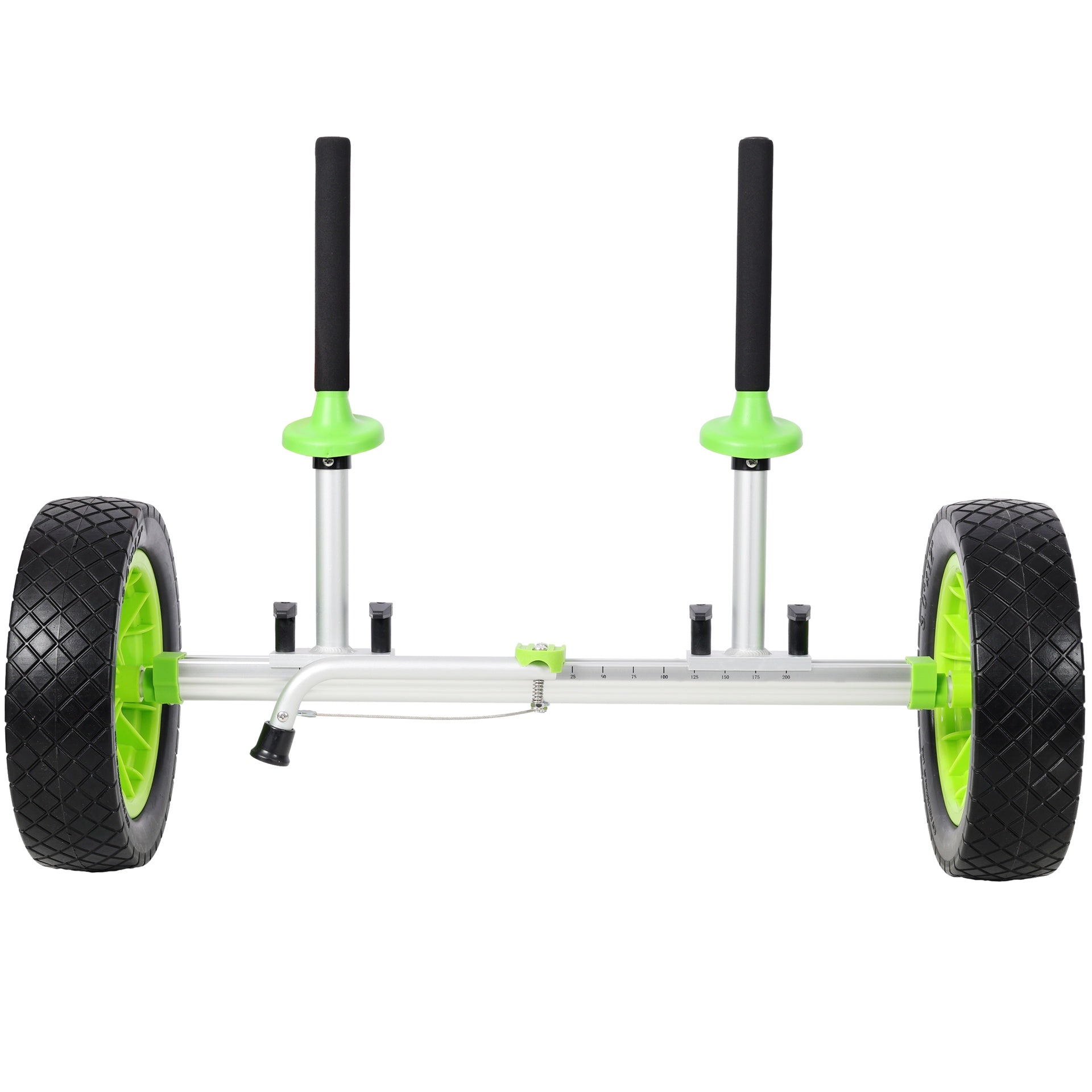 Sit On Top Kayak Cart, Heavy-Duty Plug-in Kayak Cart Dolly with 12 Inch Solid Wheels,Width Adjustable