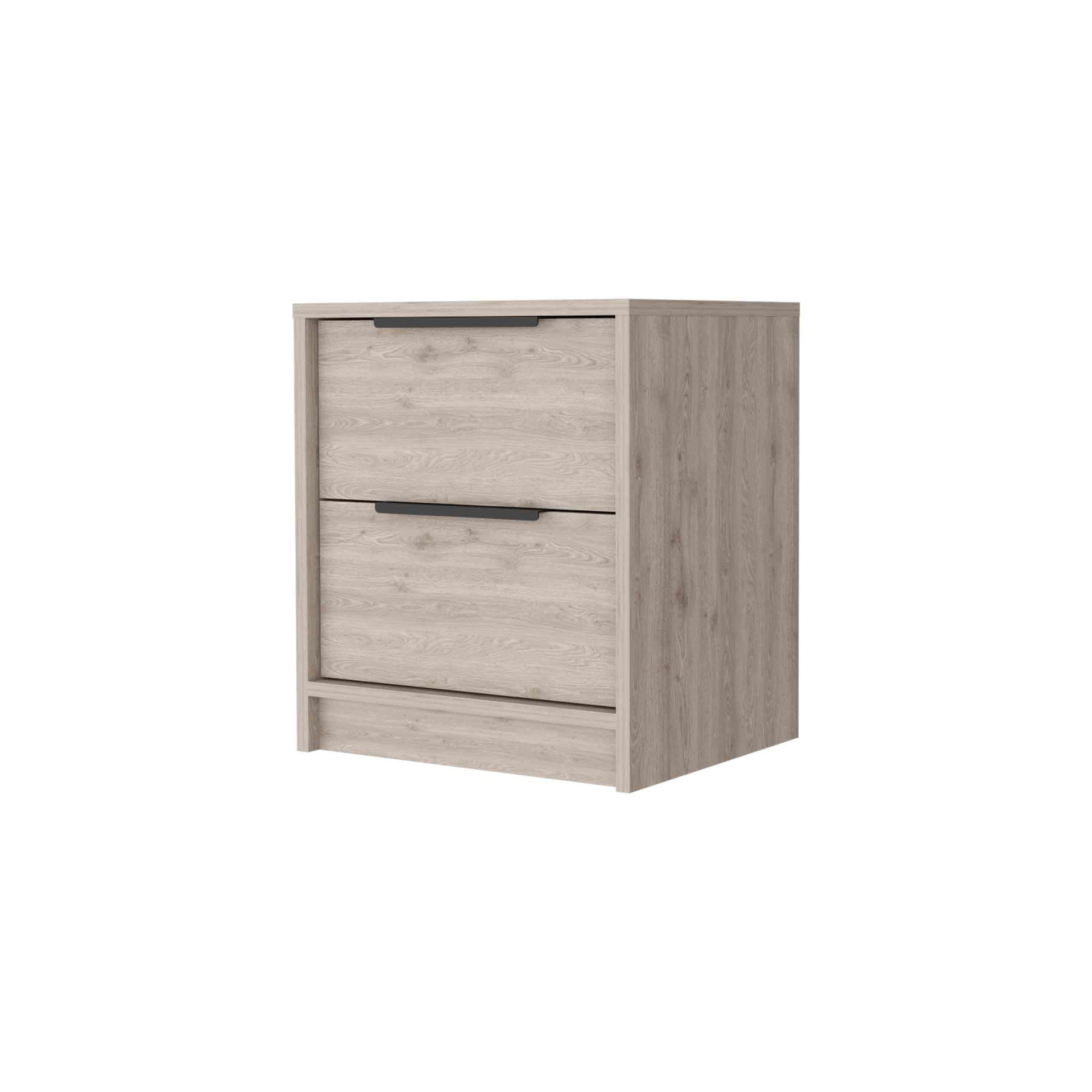 Washington Nightstand, Two Large Drawers