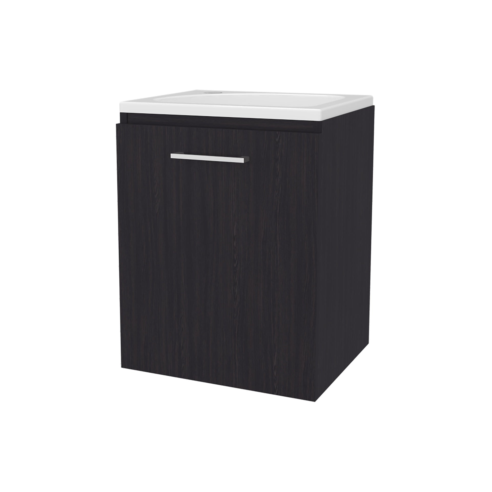 FM FURNITURE Haigleer Creek Bathroom Vanity with Integrated Sink, Wenge