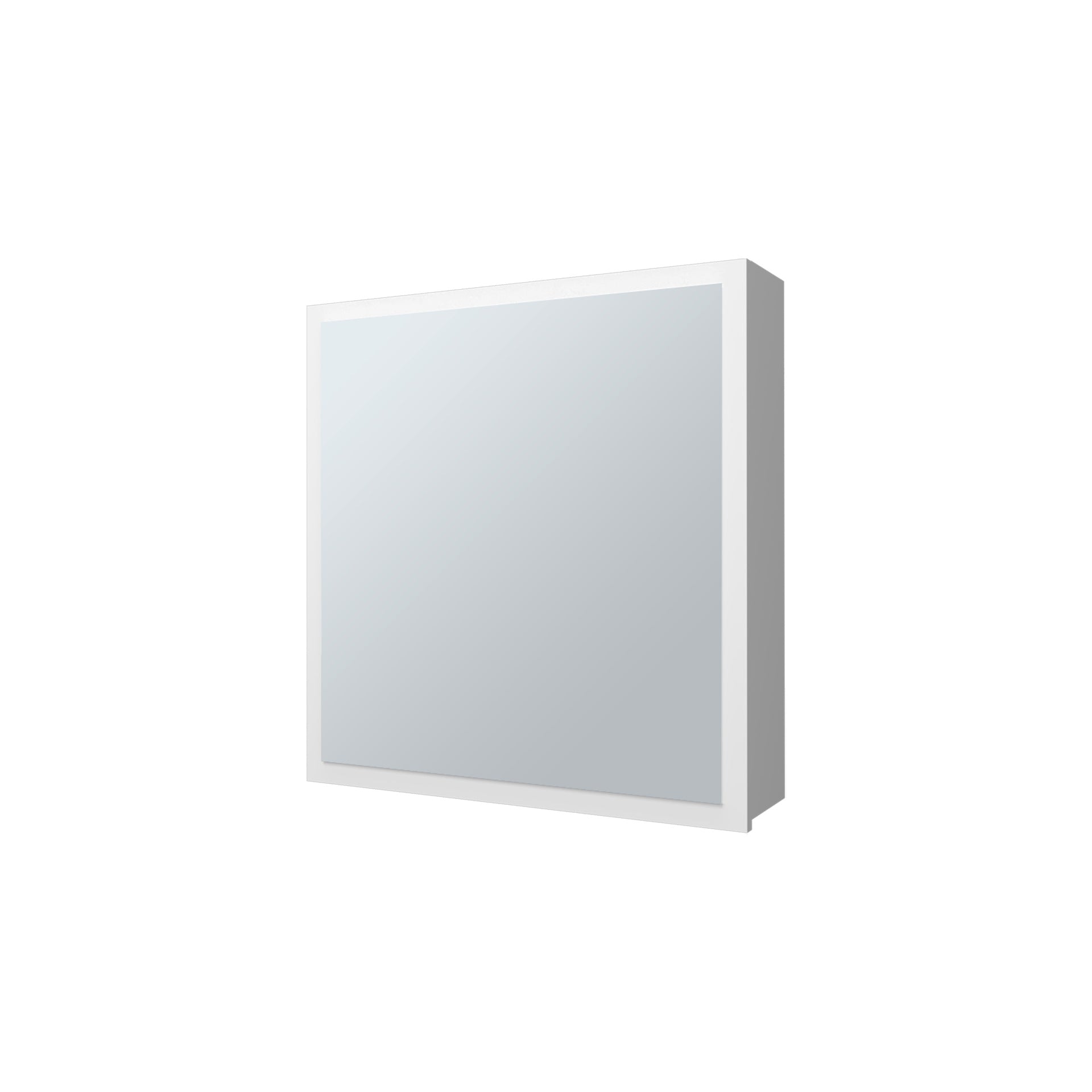 Morenci Medicine Cabinet With Included Mirror And 1 Door, White
