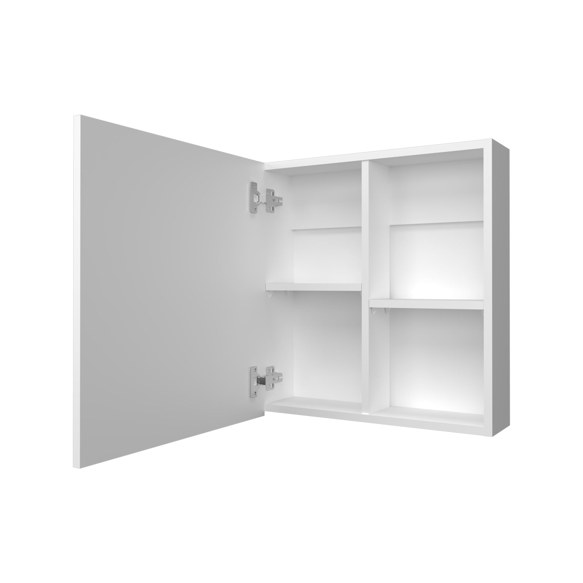 Morenci Medicine Cabinet With Included Mirror And 1 Door, White
