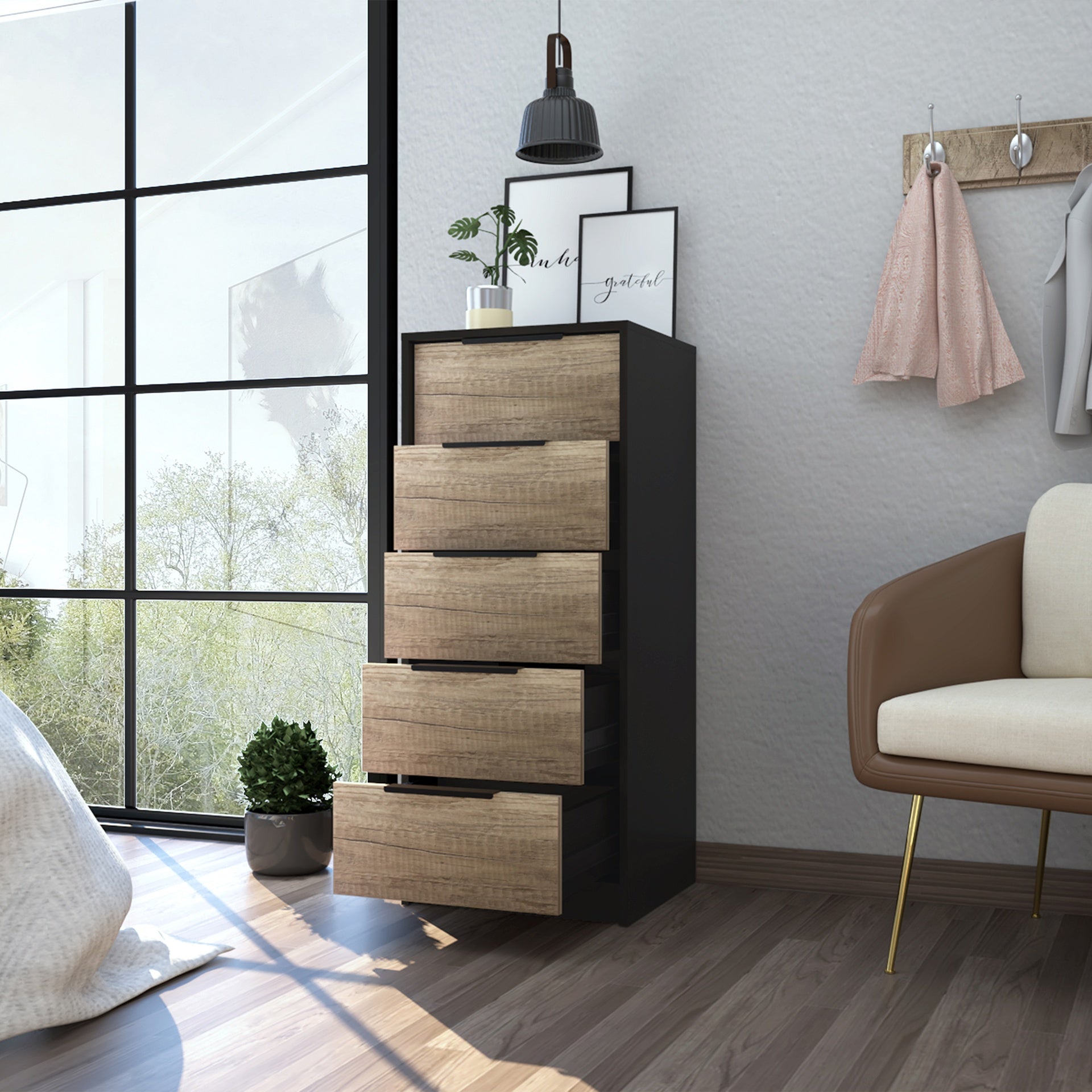 Washington Five Drawer Dresser