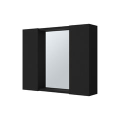 Draco Medicine Cabinet, Mirror, Double Door, One External Shelf