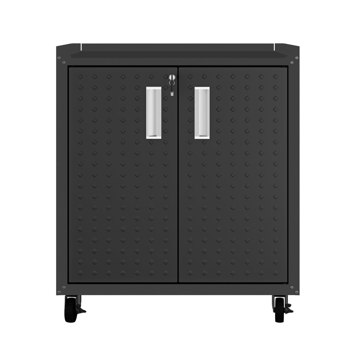 Rolling Garage Cabinet in Charcoal Gray