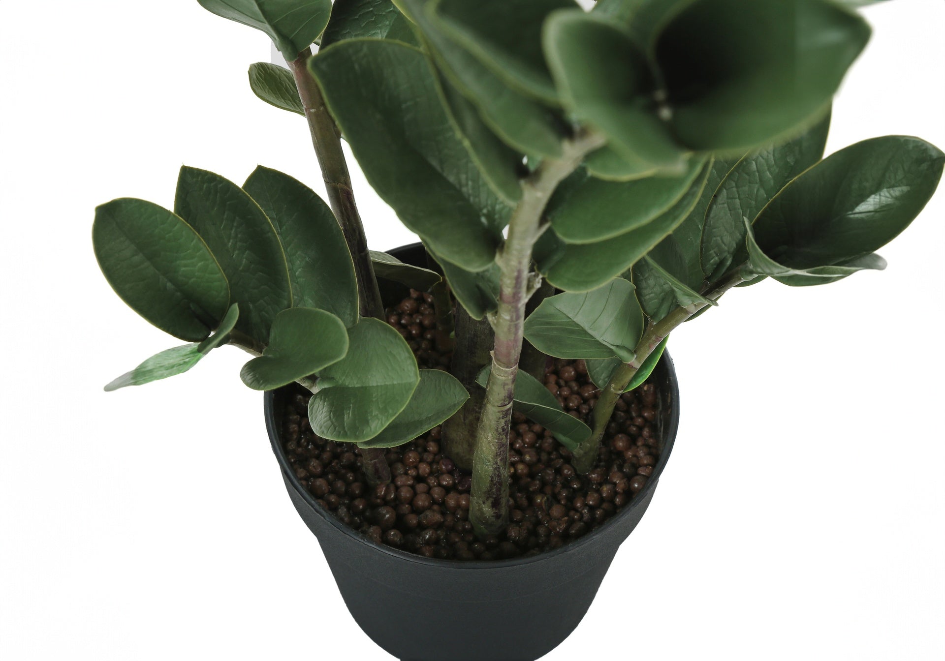 Artificial Plant, 29" Tall, Zz Tree, Indoor, Faux, Fake, Floor, Greenery, Potted, Real Touch, Decorative, Green Leaves, Black Pot