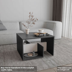 Side Table 25" H, 1 Shelf
