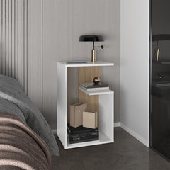 Side Table 25" H, 1 Shelf