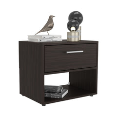 Nightstand, 1 Drawer, 1 Shelf, 4 Legs
