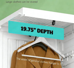 Entryway Clothes Cabinet,Portable Wardrobe Closet,Clothes Storage Organizer