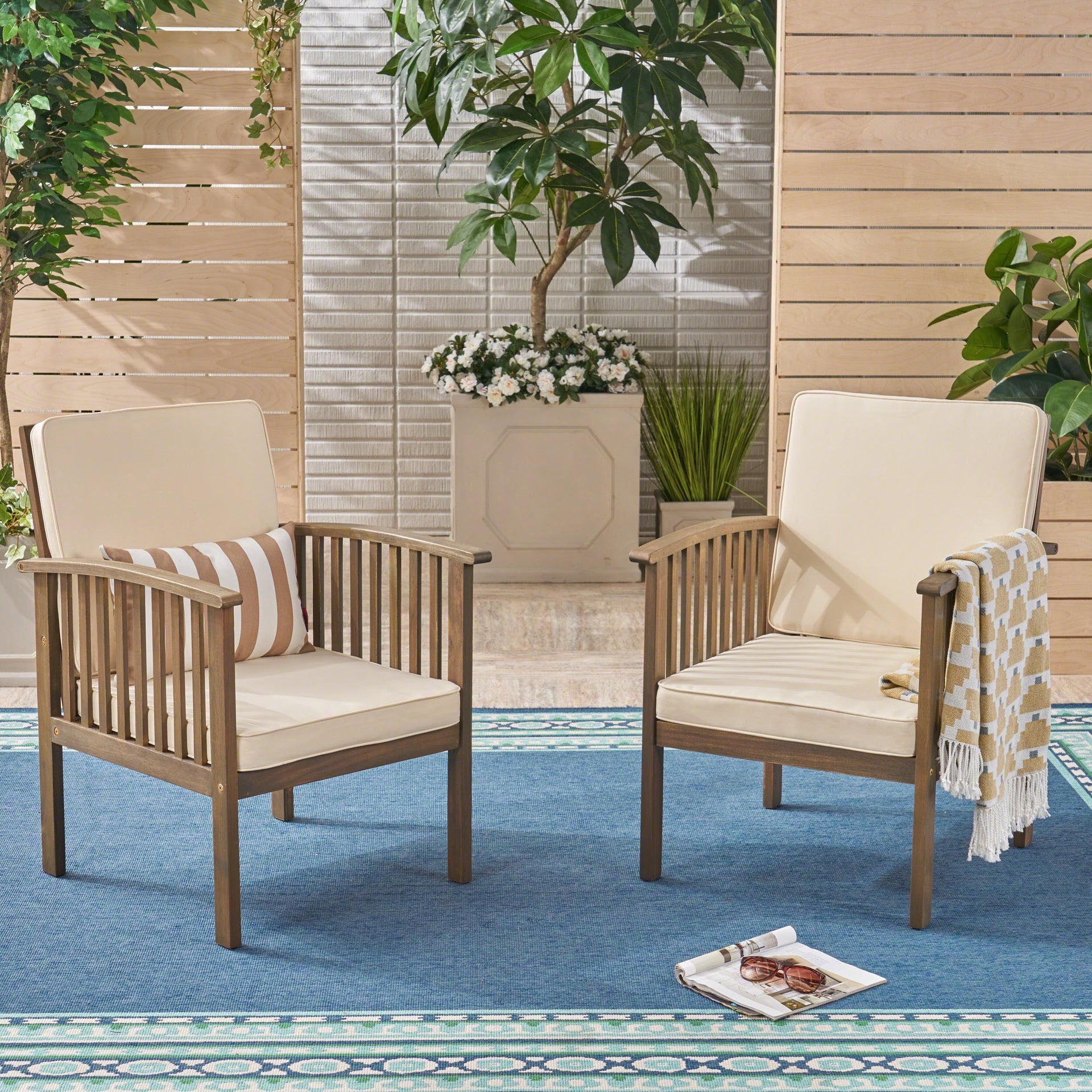 CASA ACACIA CLUB CHAIR MP2   set of 2