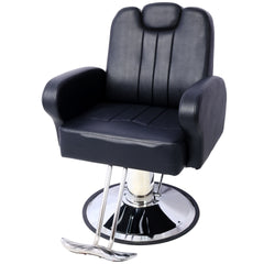 Hair Stylist All Purpose Barber Chair for Barbershop Salon Chair,Heavy Duty Hydraulic Barber Chair Spa Furniture Shampoo Reclining Extra Wider Seat Beauty Hair Salon Equipment black
