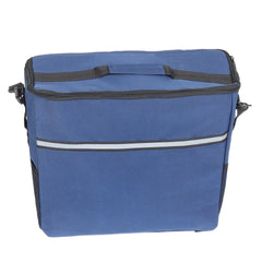 Beach Wagon with Big Wheels for Sand 500lbs capacity - Patented design, All Terrain Steel Frame Utility Cart with 9" Pneumatic Tires, Collapsible Folding Design ,strap with multiuse bag , dark blue