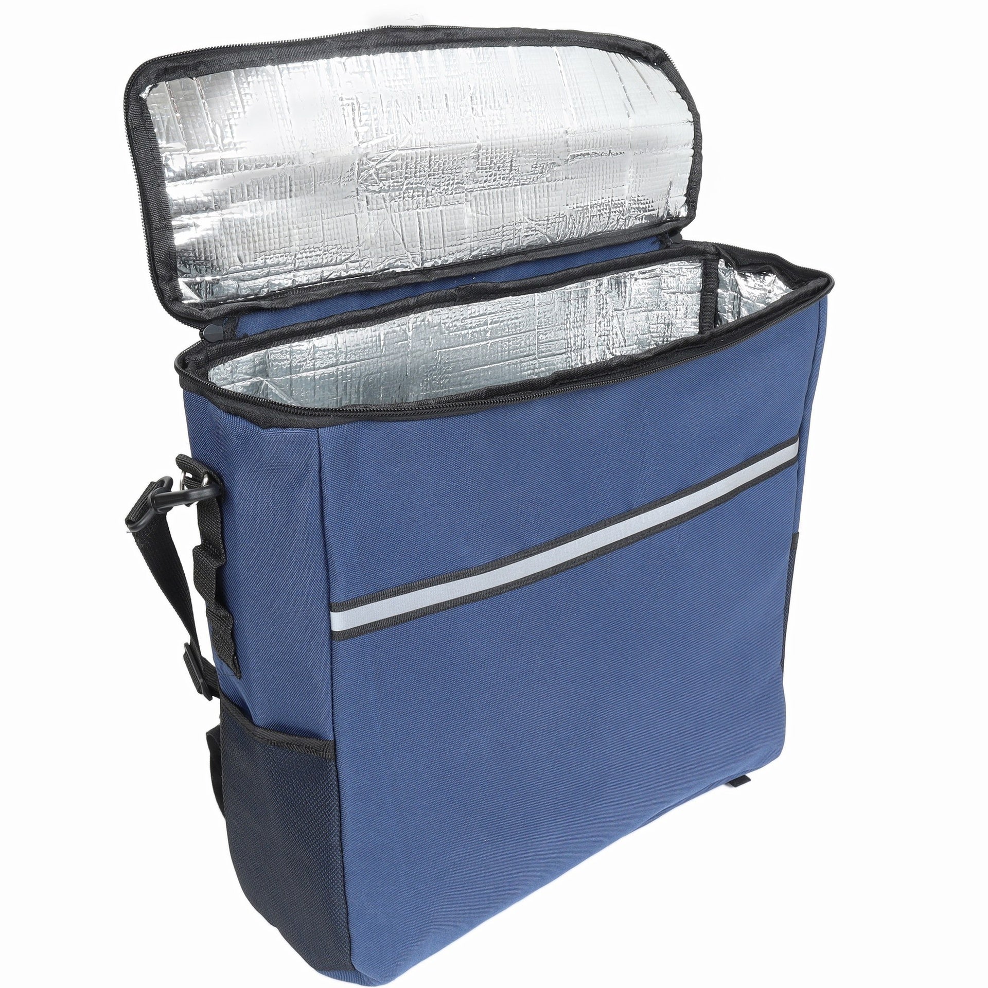 Beach Wagon with Big Wheels for Sand 500lbs capacity - Patented design, All Terrain Steel Frame Utility Cart with 9" Pneumatic Tires, Collapsible Folding Design ,strap with multiuse bag , dark blue