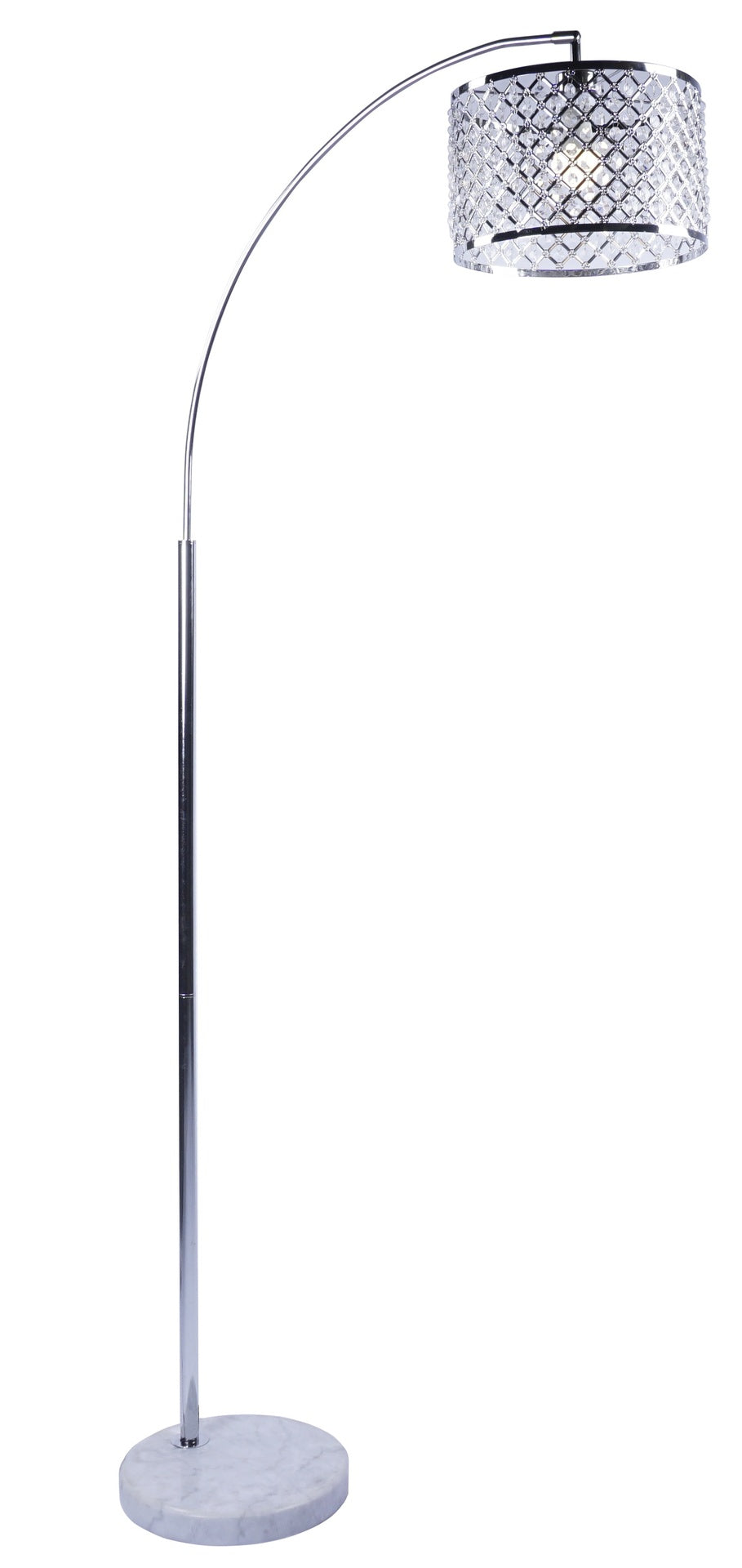 Elegant Crystal Arch Lamp