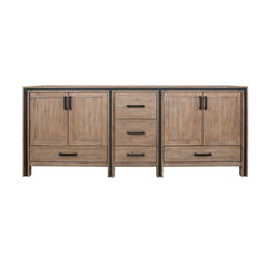Rustic Barnwood Double Bath Vanity 84 in. W x 22 in. D