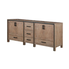 Rustic Barnwood Double Bath Vanity 84 in. W x 22 in. D