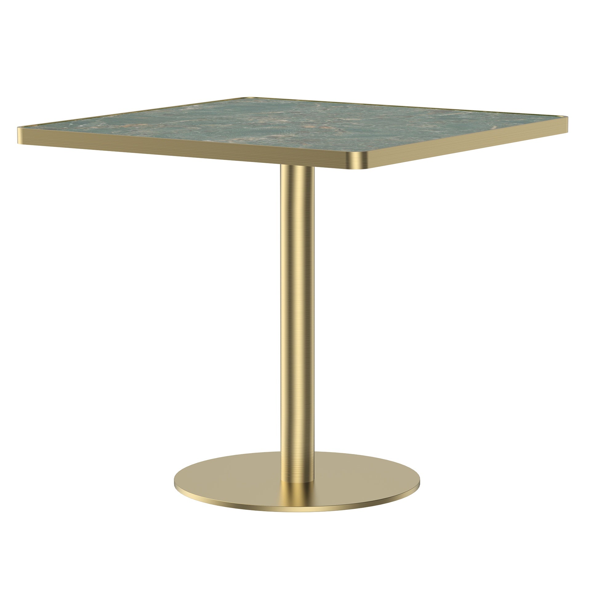 Square Modern Dinning Table 31.5 inches Bistro Table Tulip Table with Faux Marble top,Easy Assemble,Sturdy Metal Frame Diameter