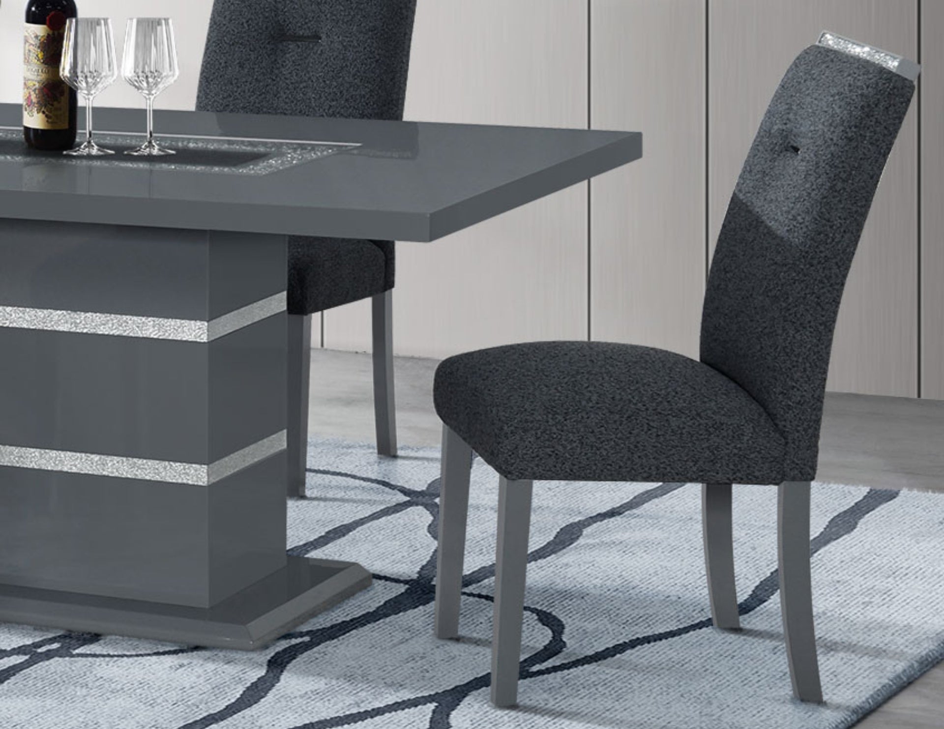 ARIYA DARK GREY 2PK DINING CHAIR