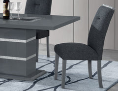 ARIYA DARK GREY 2PK DINING CHAIR
