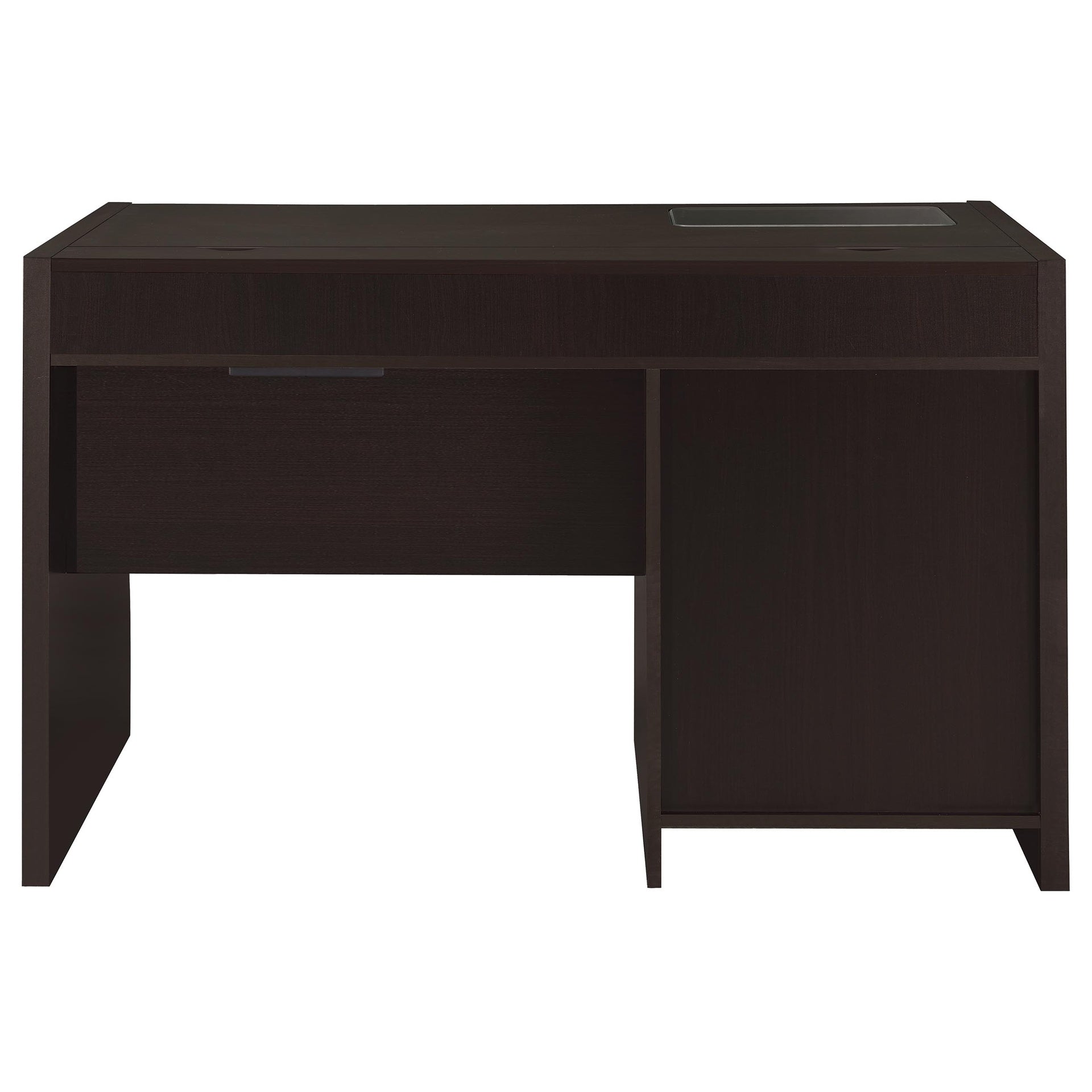 Maxim Cappuccino 2-drawer Computer Desk