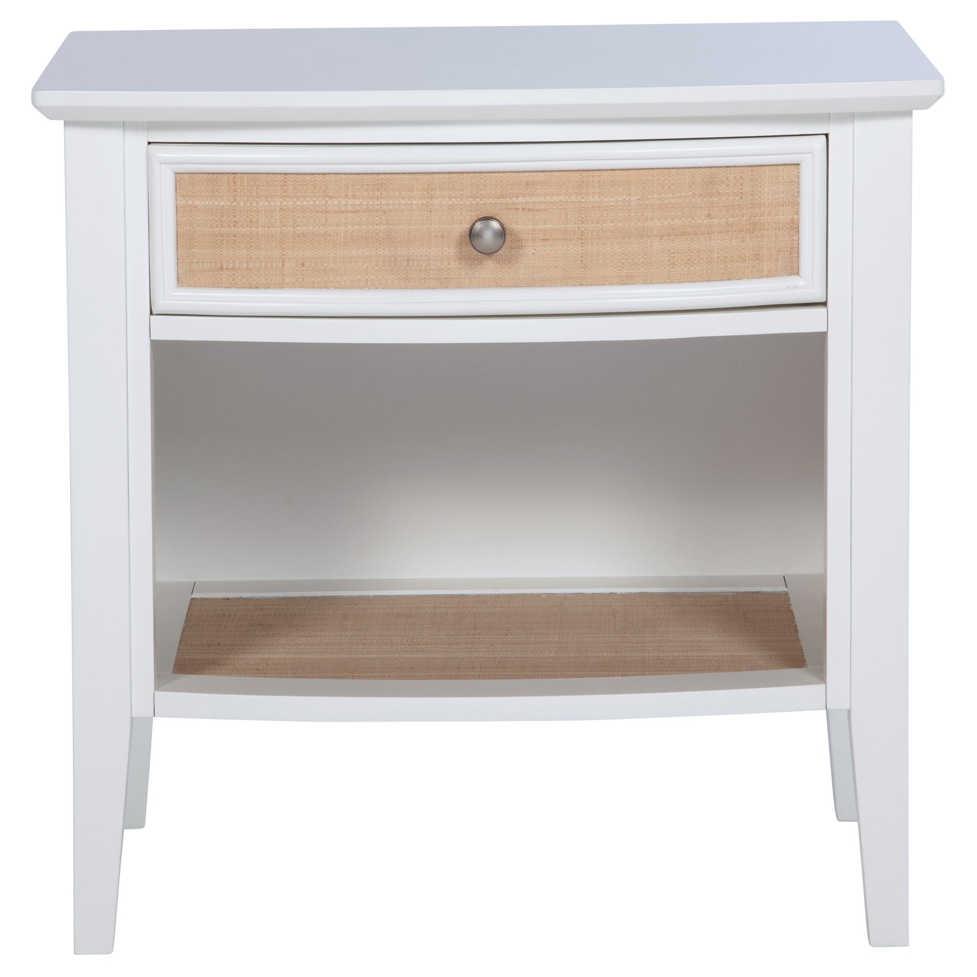 Talia White 1-drawer Nightstand