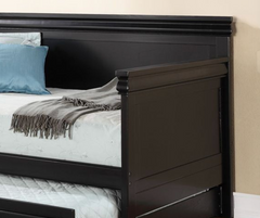 Bailee Black Finish Daybed (Twin) (Trundle not included)