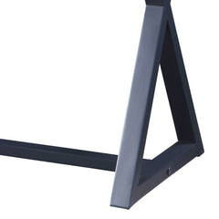 Nalo Charcoal Finish Console Table