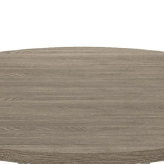 Tannen 59"W Round White and Gray Dining Table