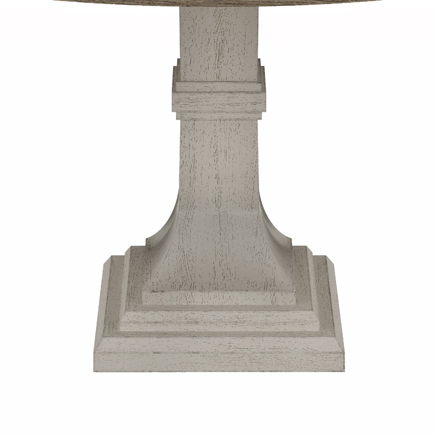 Tannen 59"W Round White and Gray Dining Table