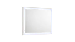 Manhattan Mirror – Lacquer Frame with Integrated LED Lighting for a Sleek, Modern Look (INCLUDES MIRROR ONLY) White      same asG150108683  (NJ inventory)