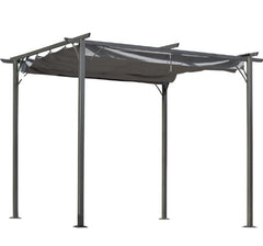 Metal Patio Shade Shelter,Outdoor Retractable Pergola Canopy,for Backyard,Porch Party,Garden