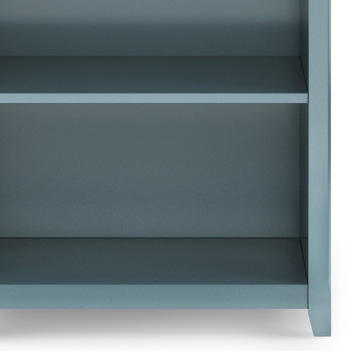 Amherst 30 inch Solid Wood 5 Shelf Bookcase in French Blue