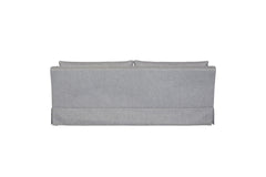 Sofa with Skirt and Reversable Cushions and 2 Pillows
