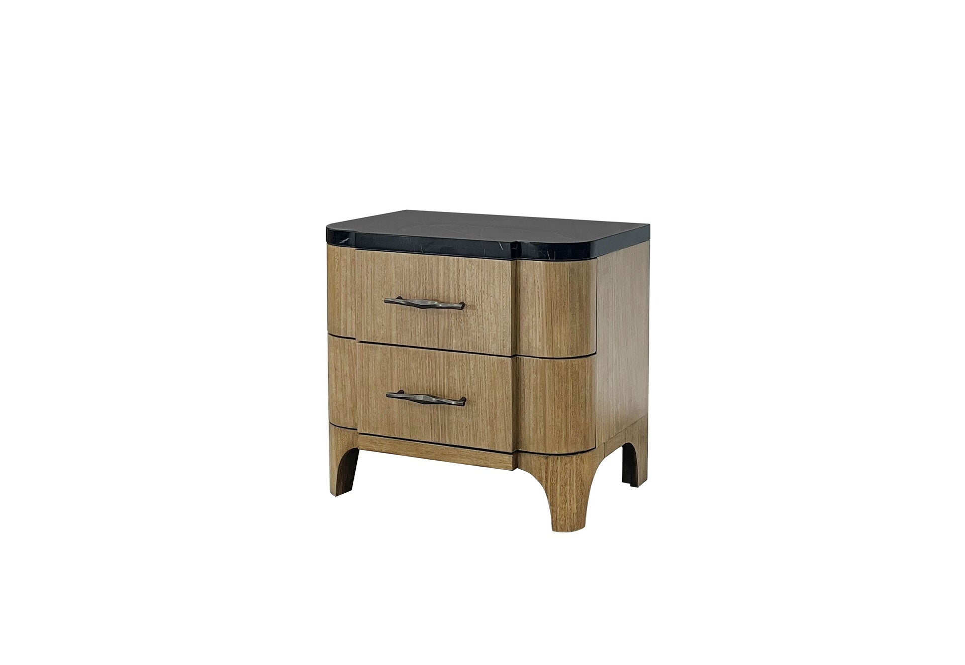 2 Drawer Nightstand (Stone Top)