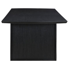 Mason Black with Removable Extension Leaf Dining Table