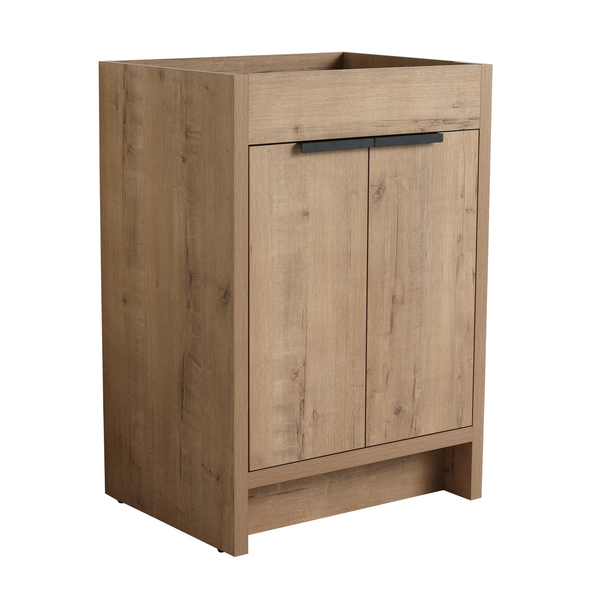 24" Freestanding Bathroom Vanity  2 Soft-Close Cabinet Doors ((KD-PACKING),Only Vanity without Top