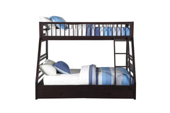 Jason Espresso Finish Twin Xl/Queen Bunk Bed W/Storage