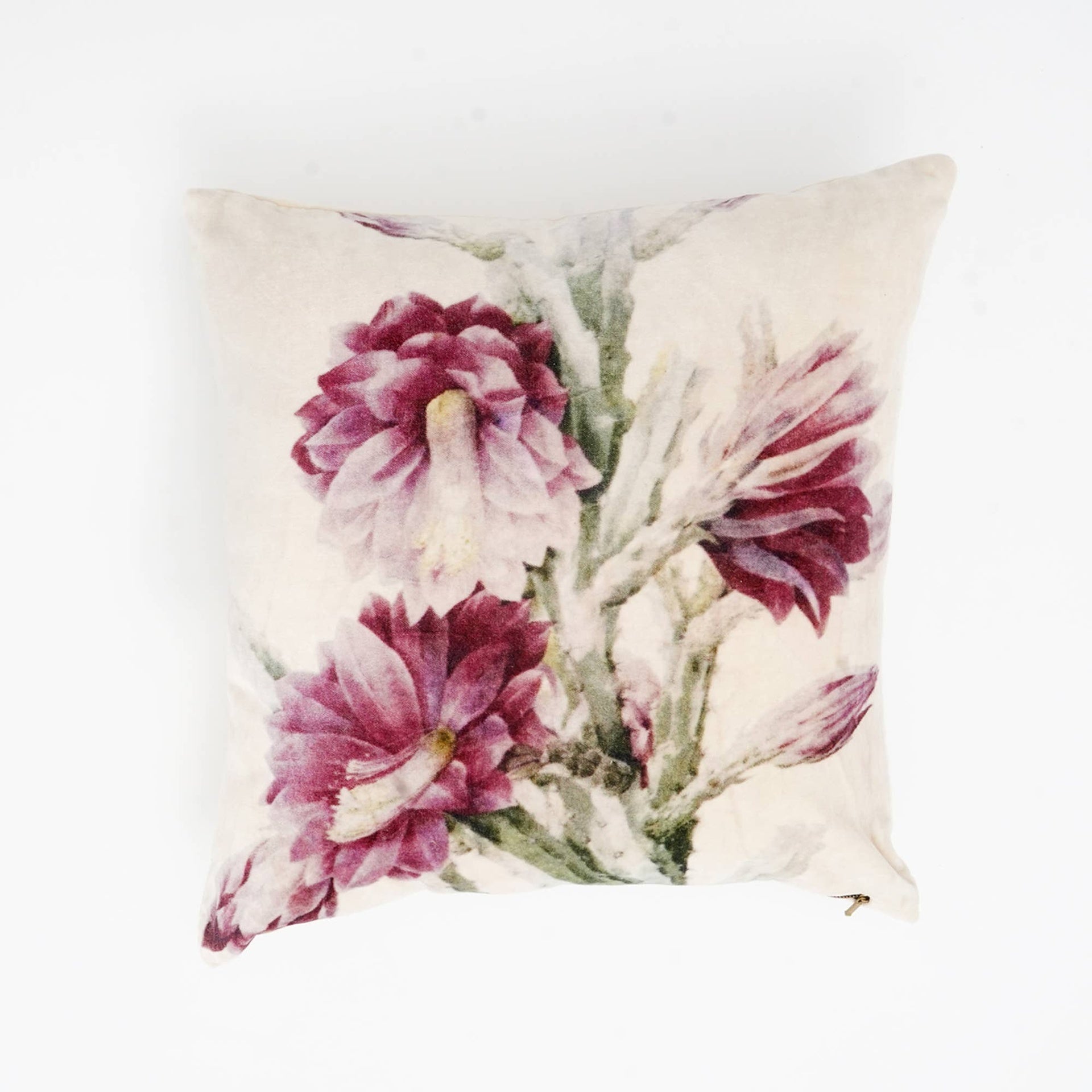 Cotton Velvet Printed Cushion Printed-18 X 18 Inch