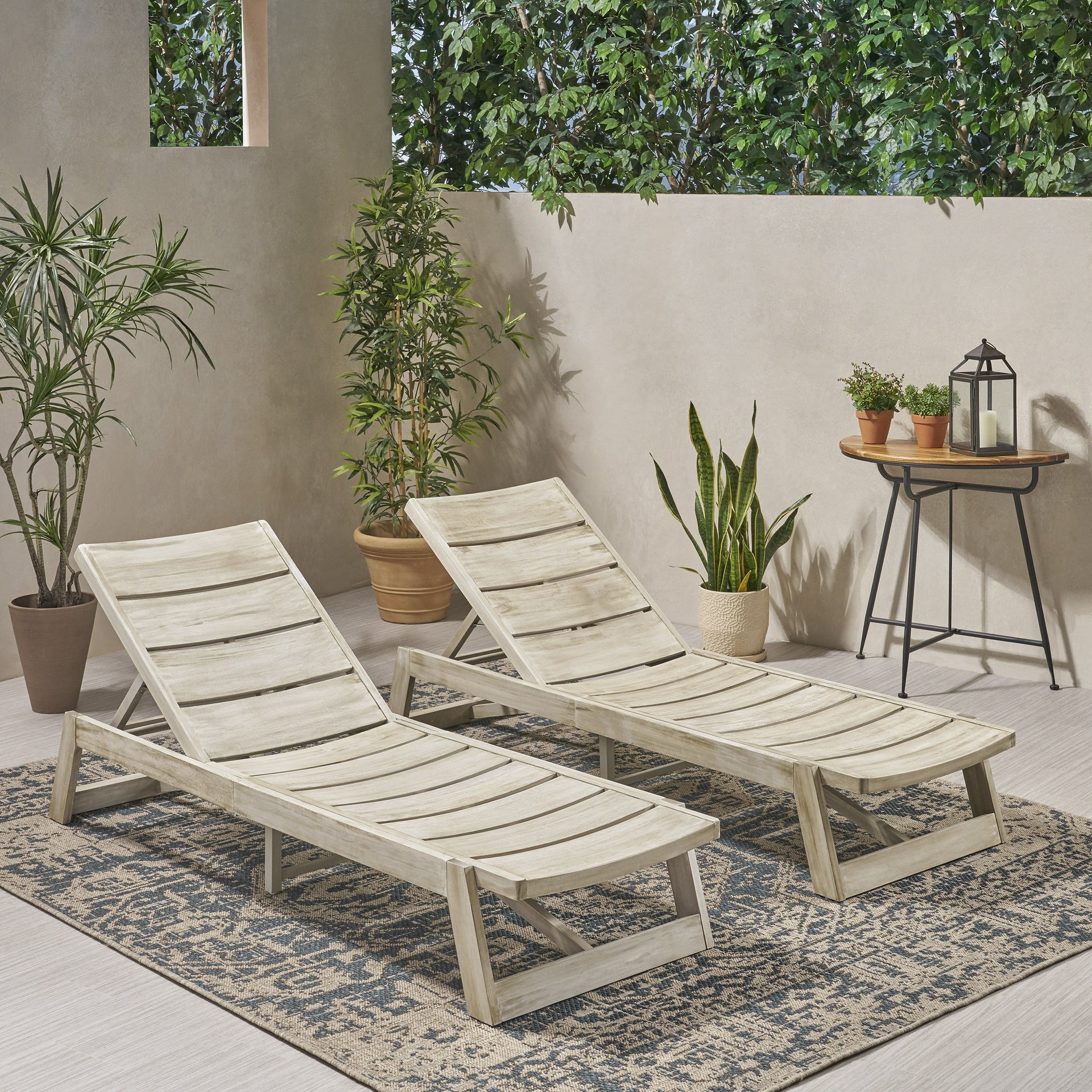 MAKI CHAISE LOUNGE( SET OF 2 )