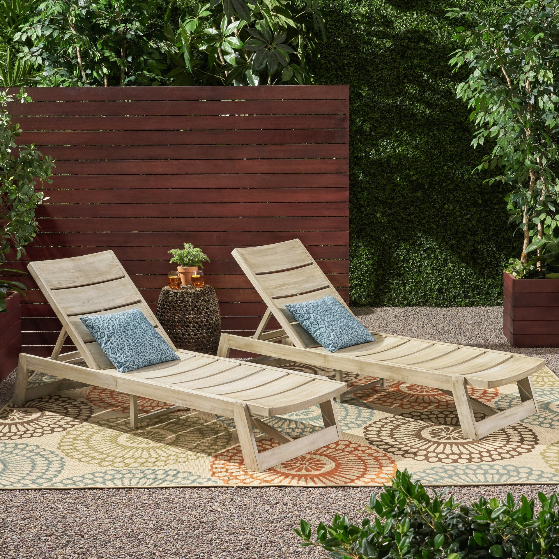MAKI CHAISE LOUNGE( SET OF 2 )